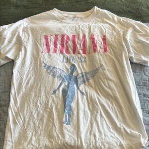 NIRVANA Smiley Face Graphic Tee